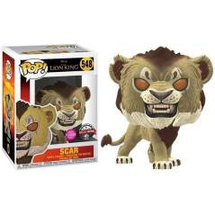Funko Pop Figura Lion King Scar 548 Flocked