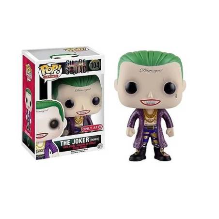  Funko POP Movies Muñeco coleccionable de Suicide Squad, El Joker,  sin camisa, Estándar, Multi Color : Juguetes y Juegos