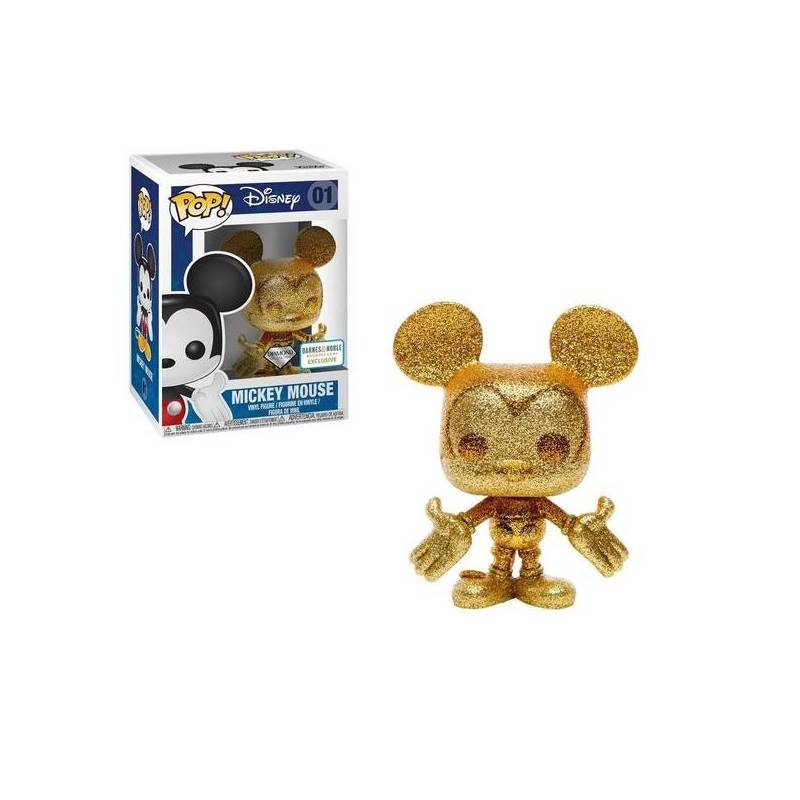 Funko Pop Figura Disney Mickey Mouse 01 Diamond Exclusive
