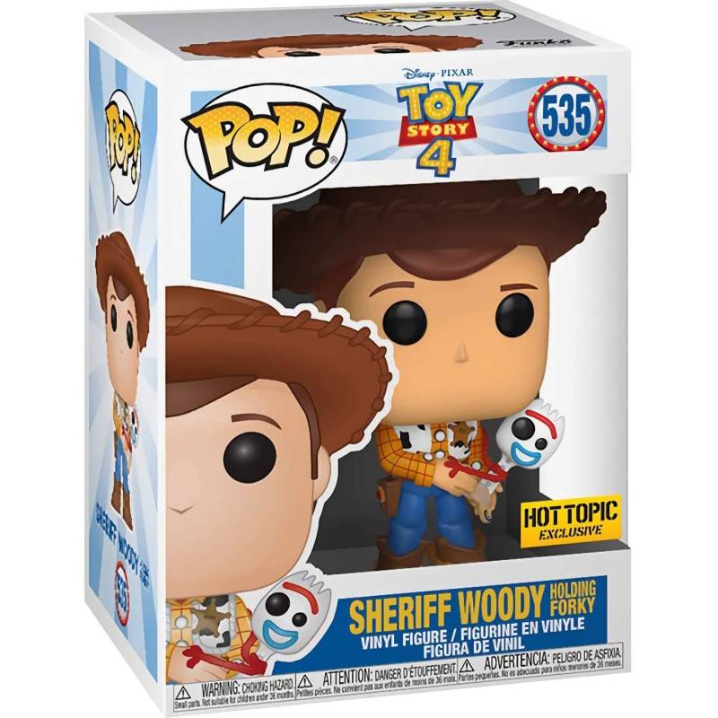Funko Pop Figura Toy Story 4 Woody Holding Forky 535 Hot Topic