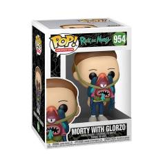 Funko Pop Figura Rick And Morty Morty With Glorzo 954