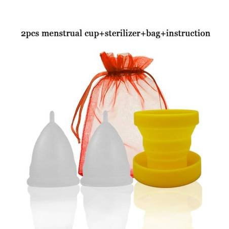 Copa Menstrual Silicona Médica Vaso Limpieza