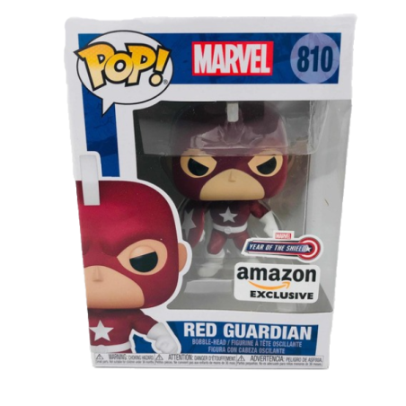 Funko Pop Figura Marvel Red Guardian 810 Exclusive