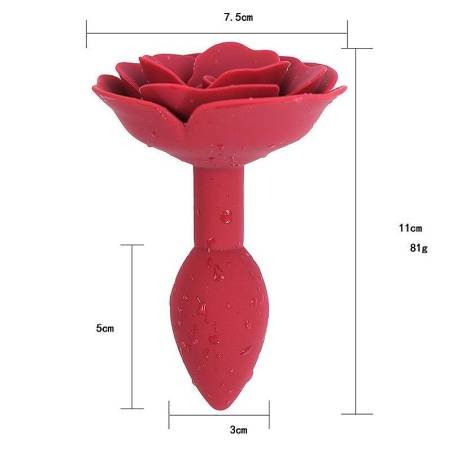 Plug Anal Silicona Flor Rosa Juguete Sexual Adultos | $ 274,99 |  QuetzaliaShop