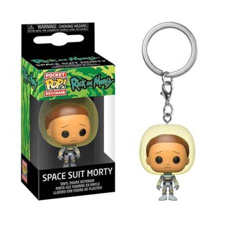 Funko Pop Llavero Rick And Morty Space Suit Morty
