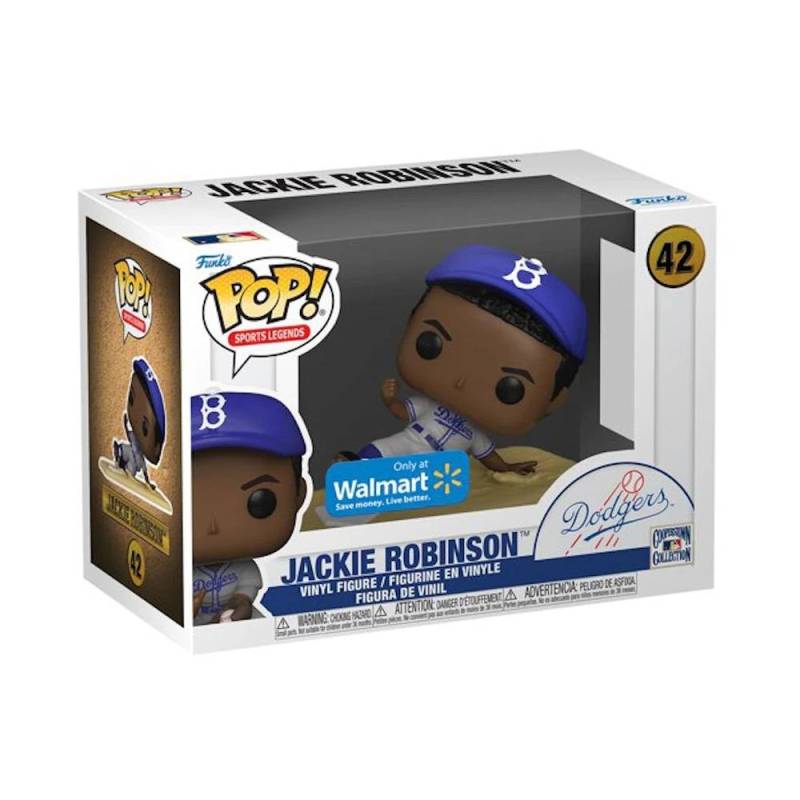Funko Pop Dodgers Jackie Robinson 42 Walmart DAÑO