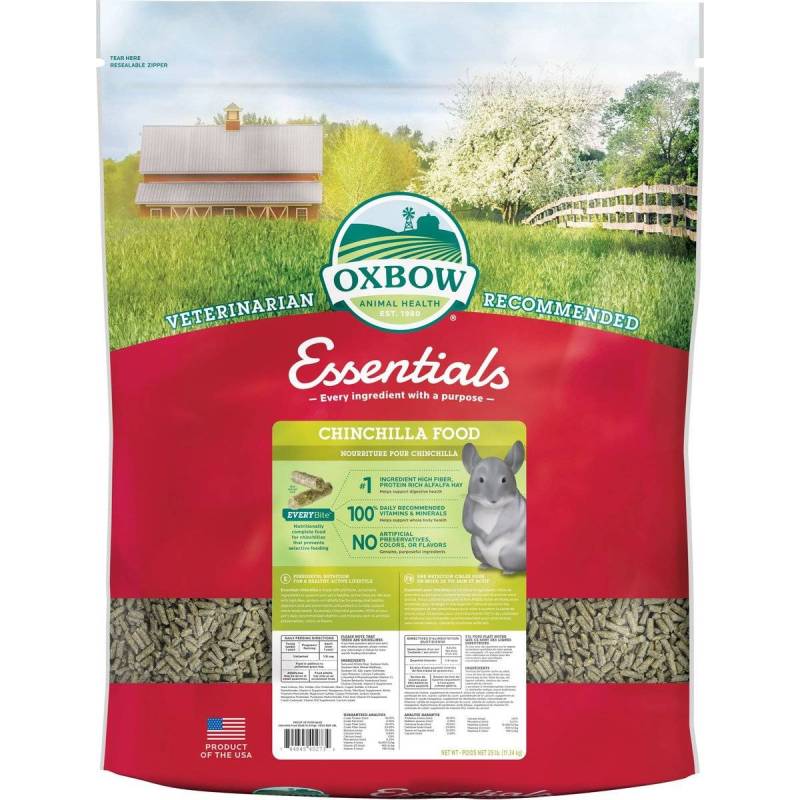 Oxbow Essentials Alimento Chinchilla Premium Importado 11 Kg