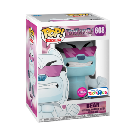 Funko Pop Teen Titans Go Bear 608 Flocked Toysrus