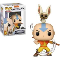 Funko Pop Avatar Aang With Momo 534